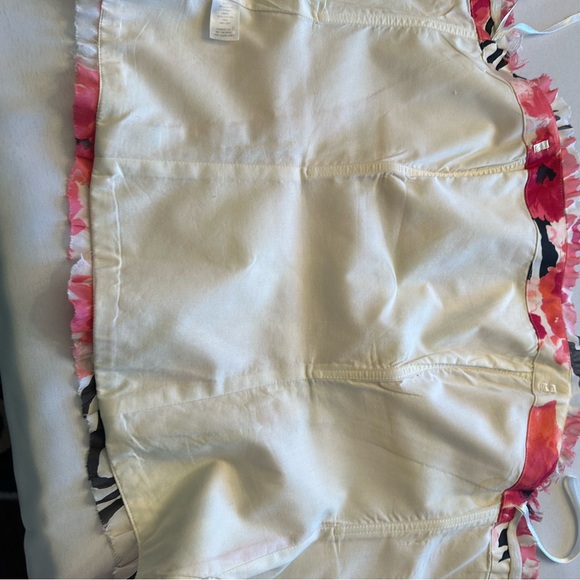 White House Floral Strapless Top - Picture 7 of 8